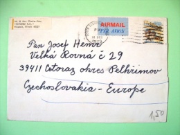 USA 1979 Cover South Suburban IL To Czechoslovakia - Plane Wright - Brieven En Documenten