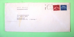 USA 1994 Cover Philadelphia To Germany - Monticello Independence Hall - Brieven En Documenten