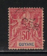 GUYANE N° 40 Obl. - Usati