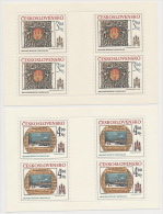 Delcampe - Czechoslovakia 1984 Mi 2770-71 Klb (2) MNH - Blocks & Kleinbögen
