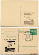 DDR P79-13-77 C48 Postkarte PRIVATER ZUDRUCK ABKLATSCH Roter Oktober Sost. LKW 1977 - Private Postcards - Used