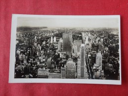 New York > New York City > Manhattan  RPPC-- View From Empire State Building Not Mailed ----     --------ref 1170 - Manhattan