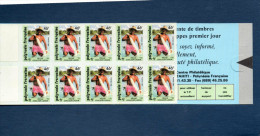 POLYNESIE Française : Pêcheur Couleur Lagon : Pêche à L'épervier  - Carnet De 10 Timbres - Nuovi