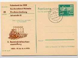 DDR P79-6-78 C57 Postkarte PRIVATER ZUDRUCK Traktor Neubrandenburg Stpl. 1978 - Cartes Postales Privées - Oblitérées