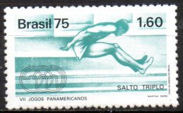 BRAZIL 1975 7th Pan-American Games, Santo Domingo, Dominican Republic - 1cr60 Triple Jump  MNH - Ongebruikt