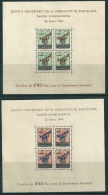 Spain-Barcelona 1994 Edifil NE 25-6 Mini Sheets MNH (some Light Toning And Paper Tear In One Sheet Please See Scan) - Barcelona