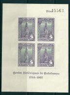 Spain-Barcelona Vinebre 1937 Mini Sheets MNH - Barcelona