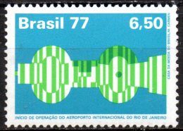 BRAZIL 1977 Inauguration Of Operation Of International Airport, Rio De Janeiro - 6cr50 Airport Layout   MNH - Unused Stamps