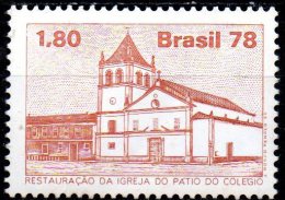 BRAZIL 1978 Restoration Of Patio De Colegio Church, Sao Paulo - 1cr80 Patio De Colegio Church   MNH - Ongebruikt
