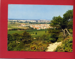 MARIGNANE VUE SUR LE PLANET ET MARIGNANE CARTE EN BON ETAT - Marignane