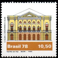 BRAZIL 1978 Brazilian Theatres - 10cr50 Peace Theatre, Belem   MNH - Ongebruikt