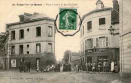 76 - SEINE MARITME - SOTTEVILLE LES ROUEN - Place Voltaire Et Rue Garibaldi - Très Bon état - 2 Scans - Sotteville Les Rouen