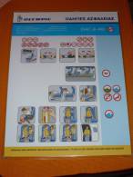 Olympic Air/Airways DHC-8-400 Consignes Sécurité/safety Card - Scheda Di Sicurezza