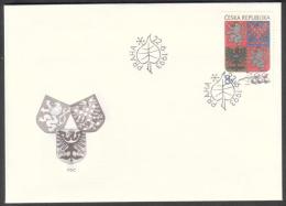 Czech Rep. / First Day Cover (1993/09) Praha: Large National Coat Of Arms Of Czech Republic (lion, Eagle) - Covers