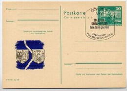 WAPPEN Görlitz + Zgorzelec Polen DDR P79-18a-80 C116 Postkarte Zudruck 1980 - Briefe U. Dokumente