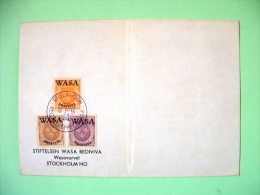 Sweden 1964 FDC Cover - WASA VASA Ship Rescue - Covers & Documents