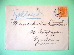 Sweden 1917 Cover To Sweden - Arms Crowns - Briefe U. Dokumente