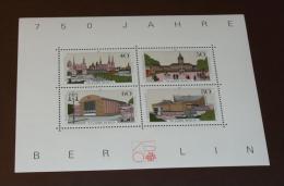 Berlin  Block:  B8  ** MNH Postfrisch  750 Jahre Berlin    #B501 - Blocks & Kleinbögen