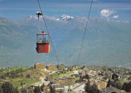 NENDAZ  FEHLEDRUCK   2 SCANS  LUFTSEILBAHN - Nendaz