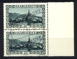 Saar,Dienst,25,XII,o,gep. - Used Stamps