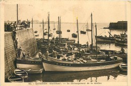 56 QUIBERON - Le Déchargement De La Sardine - Quiberon