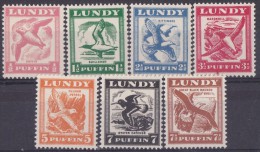 SI53D  Regno Unito LUNDY   PUFFIN Stamps Nuovi MLH - Persoonlijke Postzegels