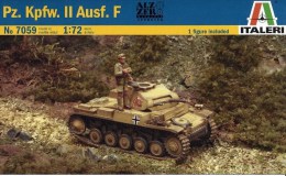 - ITALERI - Maquette Pz.Kpfw.II.Ausf.F  - 1/72°- Réf 7059 - Veicoli Militari