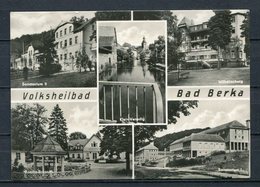 (2303) Volksheilbad Bad Berka / Mehrbildkarte S/w - Gel.  - DDR - Echt Foto 152   Heinrich Löffler, Verl., Bad Berka - Bad Berka