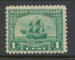 USA 1920 Scott 548. Pilgrim Tercentenary Issue, 1 C Green MNH (**) - Nuevos