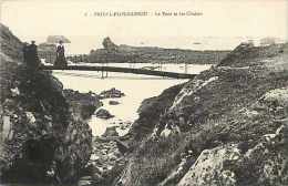 Finistere -ref C711- Primel - Plougasnou - Le Pont Et Les Chaises  - Carte Bon Etat   - - Primel