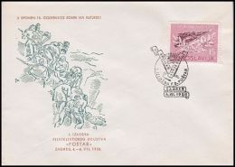 Yugoslavia 1958, FDC Cover  "Fight On River Sutjeska" - FDC