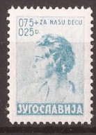 1936  322-25  JUGOSLAVIJA  KINDERHILFE KOENIGIN MARIJA   MNH - Neufs