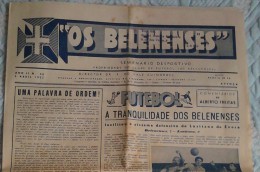 Lisboa - Jornal "Os Belenenses" Nº 66 De 8 De Abril De 1955. Futebol (5 Scans) - Revues & Journaux