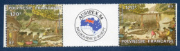 POLYNESIE Française : "Ausipex 84" - Gravures Anciennes : Victime, Guerriers Et Tambour, Et Présentation De La Scène - Unused Stamps