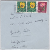 SUISSE - 1958 - ENVELOPPE De BERN - FLORE - Cartas & Documentos