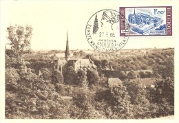 Vue Générale De L'Abbaye De Val-Dieu à Charneux ( Aubel )  - Timbre 1e Jour Correspondant - Aubel