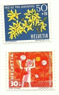 1962 - Svizzera 703/04 Pro Juventute C2999, - Unused Stamps