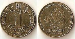 Ukraine  1 Hryvnia 2012-euro 2012 - Oekraïne