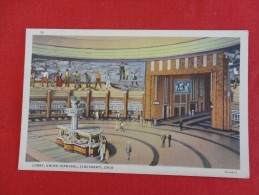 - Ohio > Cincinnati    Lobby  Union Terminal  1937 Cancel ------ref 1172 - Cincinnati