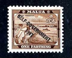 1128  Malta 1948  Scott #208 Vlh M*  Offers Welcome! - Malta (...-1964)