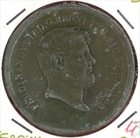 NUMISMATICA  - DIECI TORNESI - FERDINANDO II - 1858 - BB - Otros & Sin Clasificación