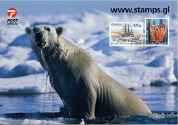GREENLAND / GROENLAND (2003-2004) - Polar Bear, Ours Polaire (1472) - Cartas & Documentos