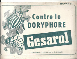 Buvard Contre Le Doryphore Gesarol Distributeurs; LE FLY-TOX Et Saint-Gobin - Landbouw