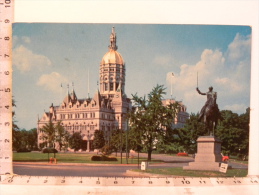 CPA USA - Connecticut - State Capitol And Lafayette Statue, HARTFORD, CONN. - Hartford