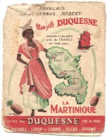 DUQUESNE ANANAS SIROP DE CANNE RHUMS FORT DE FRANCE - Tiere