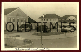 SAO TOME - PRAÇA DA REPUBLICA - ALFANDEGA - 1940 REAL PHOTO PC - Sao Tome And Principe