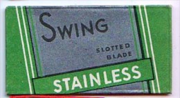 RAZOR BLADE RASIERKLINGE SWING STAINLESS - Razor Blades