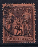 France Yv. Nr 91 Obl/used Type II - 1876-1898 Sage (Tipo II)