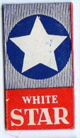 RAZOR BLADE RASIERKLINGE WHITE STAR - Lames De Rasoir