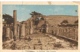 CPA-1940---ALGERIE-RUINE S ROMAINES-de TEBESSA-LA BASILIQUE-ALLEE CENTRALE-BE- - Tébessa